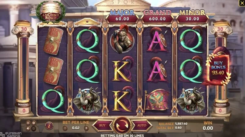 Ancient Rome Deluxe AI - kazanan hat ile oyun